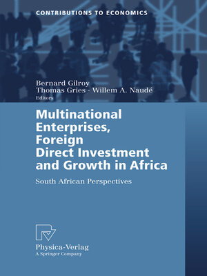 cover image of Multinational Enterprises, Foreign Direct Investment and Growth in Africa